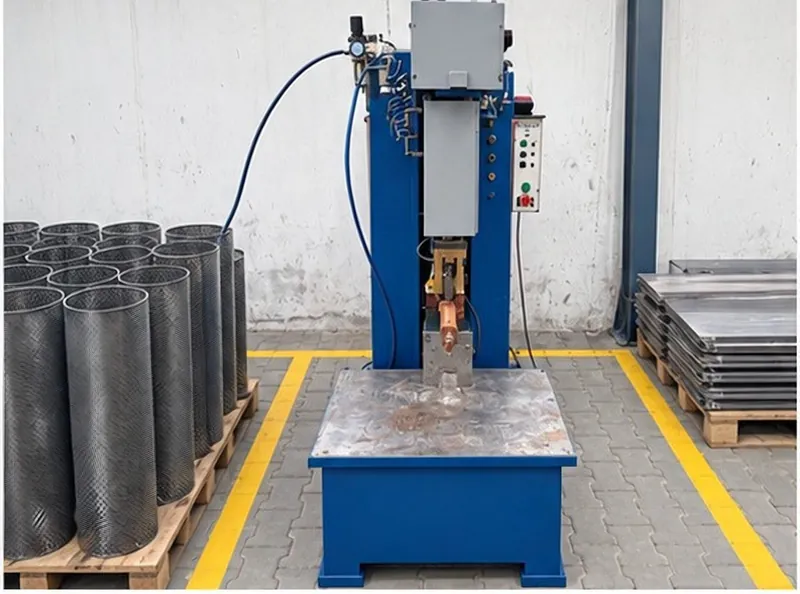 JASSCO pneumatic seam welding machine at the Ghiloth, Neemrana plant