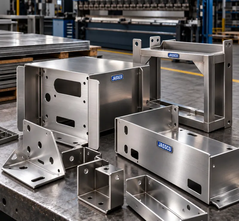 Stainless steel sheet metal enclosures and brackets